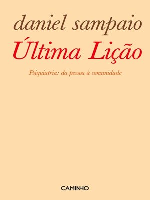 cover image of Última Lição. Psiquiatria